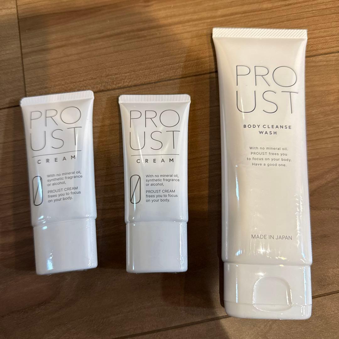PROUST ボディクレンジングウォッシュ & クリームセット プルーストボディクレンズウォッシュ