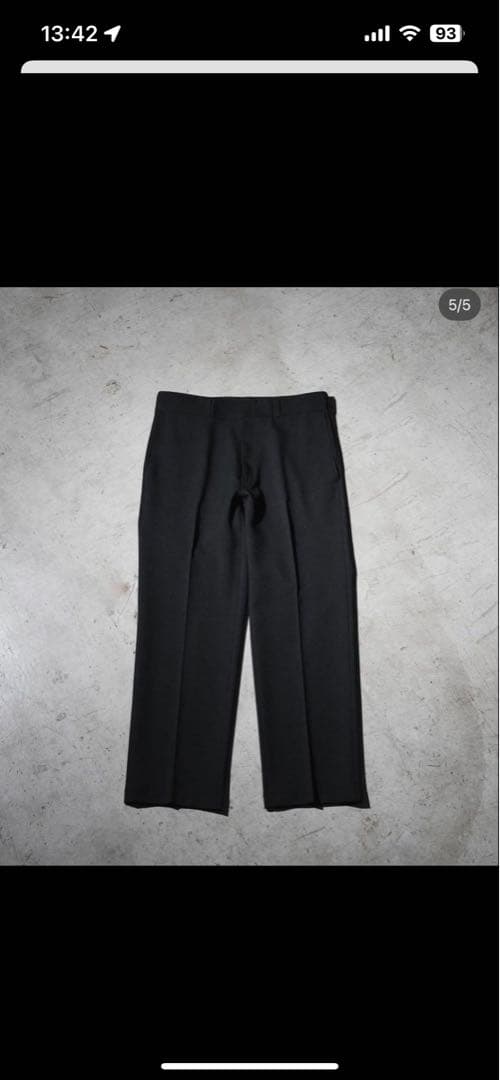 パンツ W_tokyo Tpolyester pants. size2 ovy ウォッシャブルイージーワイドパンツ（5-0036-6-09-004）｜2nd