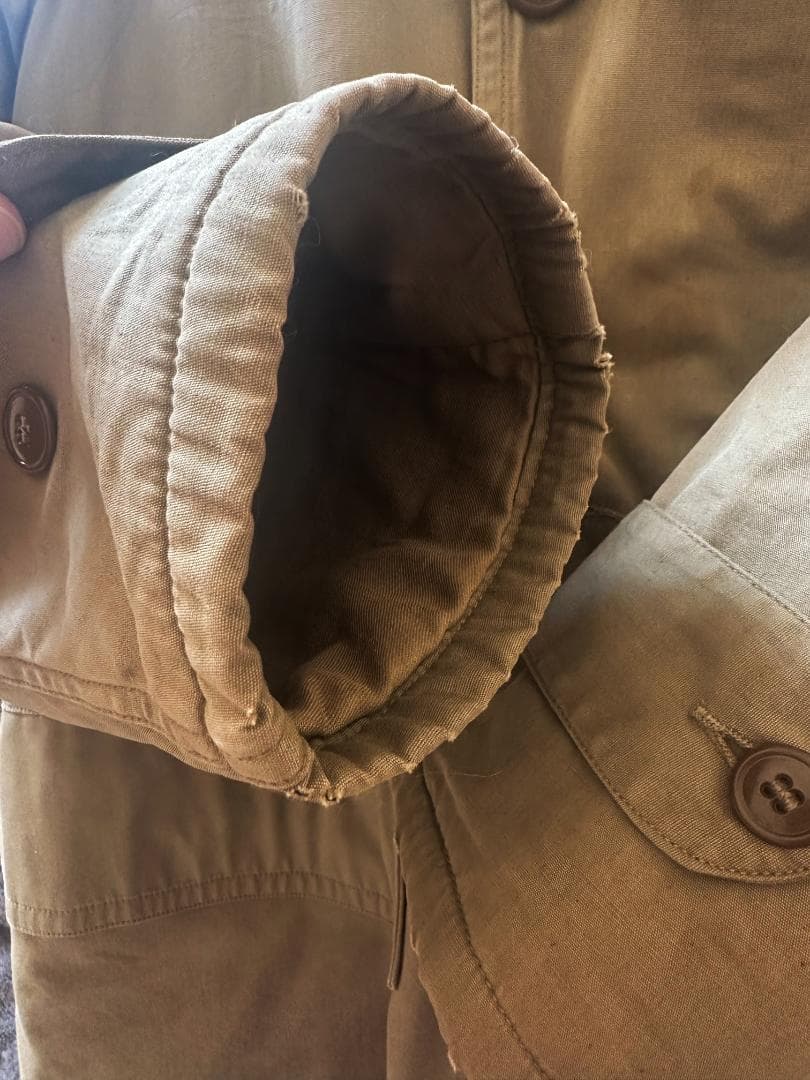 40s U.S.NAVY M-1943 マッキーノコート ジープコート L