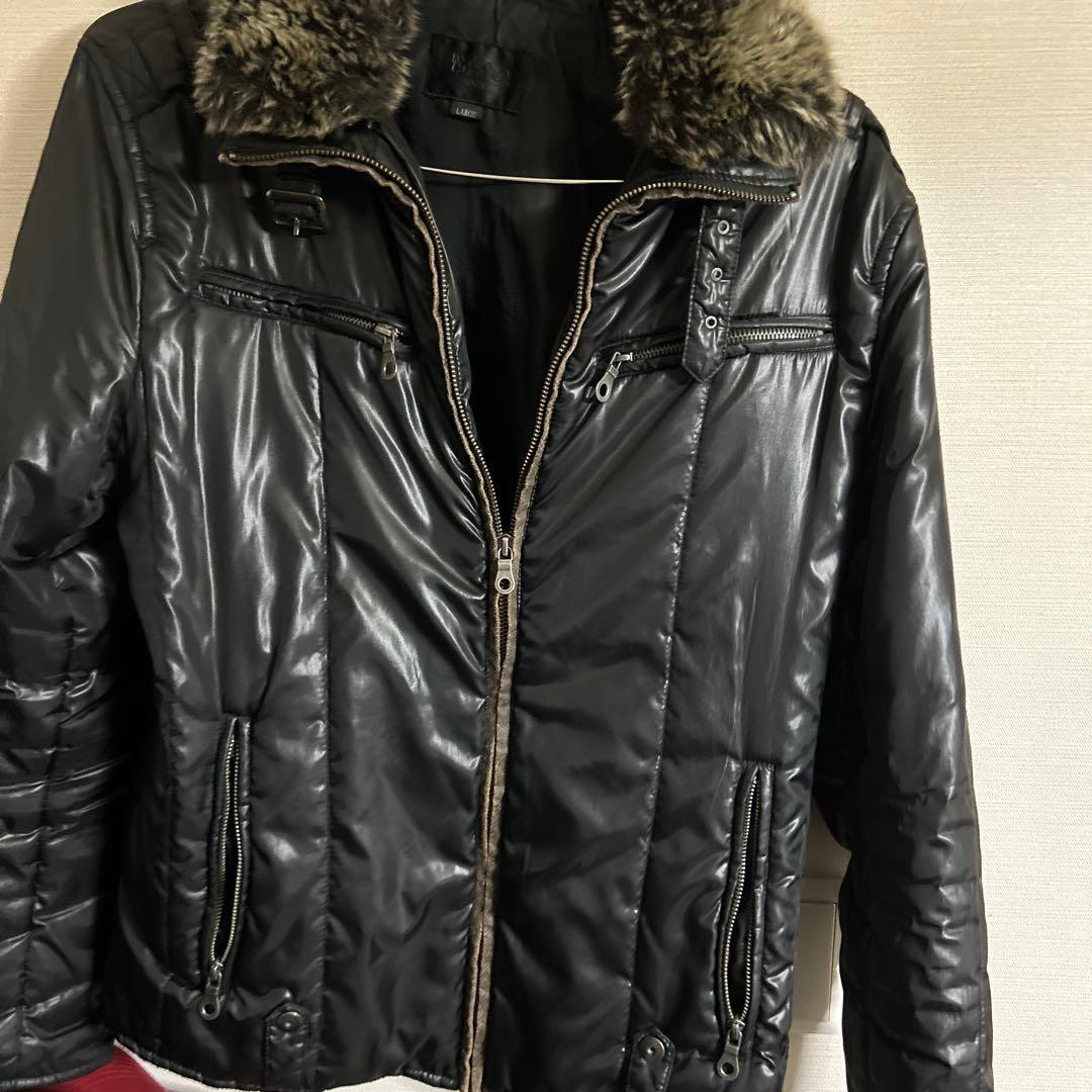 ファージャケット ブラック Swag archive お兄系 opium 00s Archive