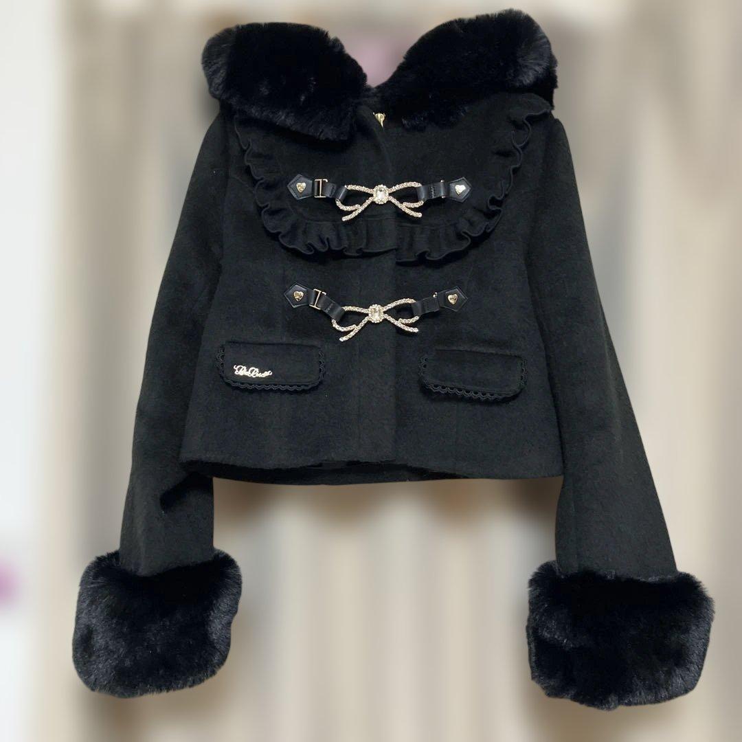 LIZ LISA ショートコート ブラック - メルカリ