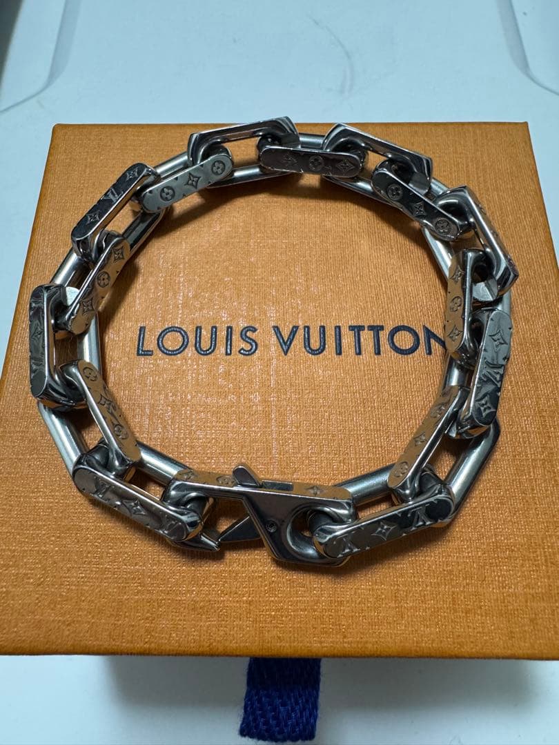 LOUIS VUITTON モノグラムブレスレット　L 楽天市場】【超美品】 ルイヴィトン ブレスレット モノグラム チェーン