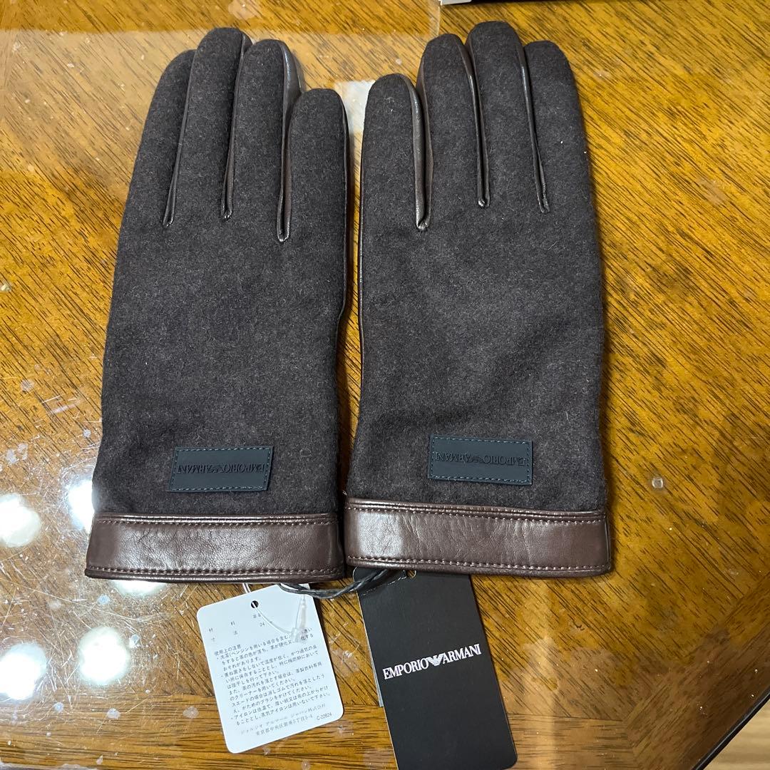 EMPORIO ARMANI ブラウン手袋 楽天市場】エンポリオアルマーニ（カラーブラウン）（手袋・アーム