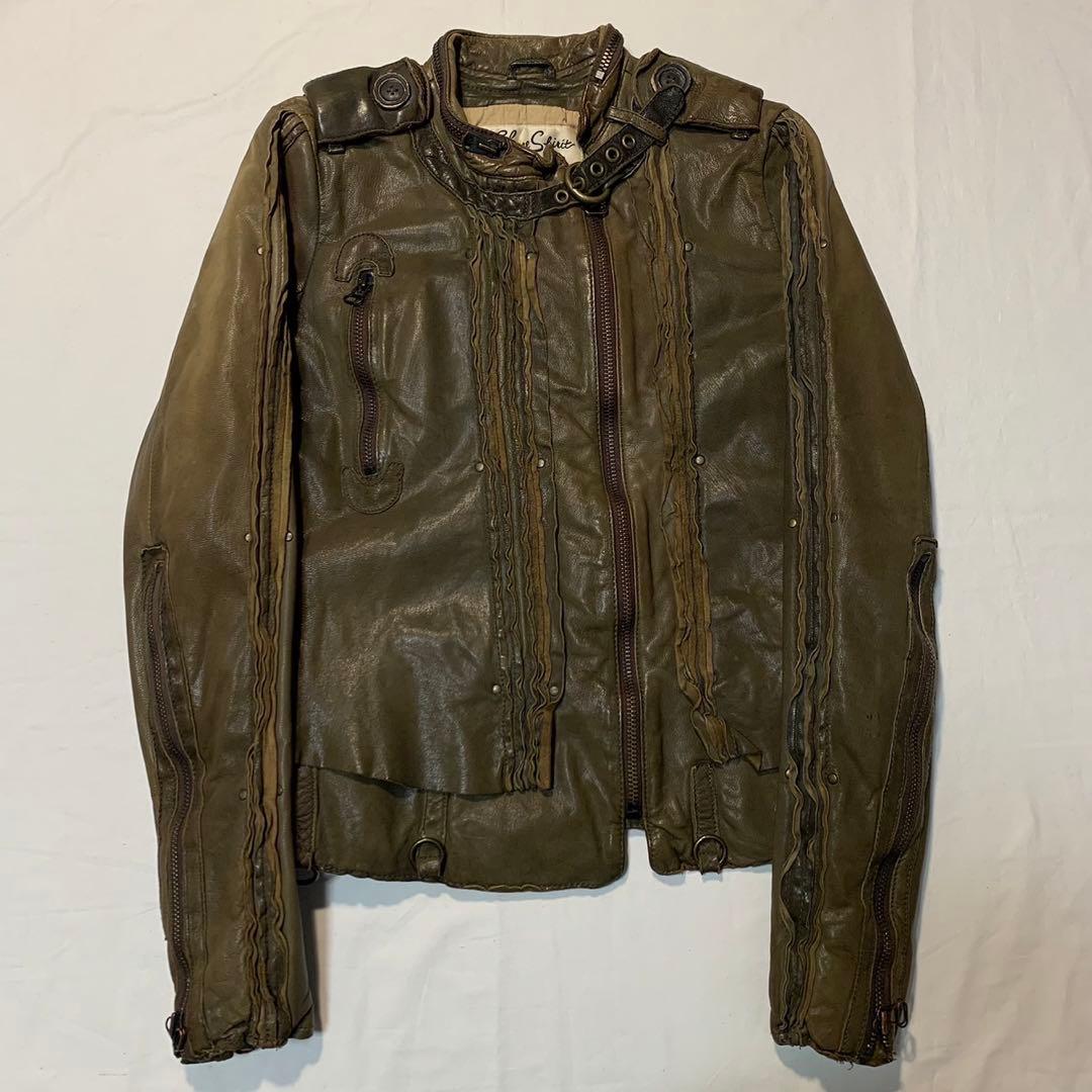 SHARE SPIRIT goat leather design jacket - メルカリ