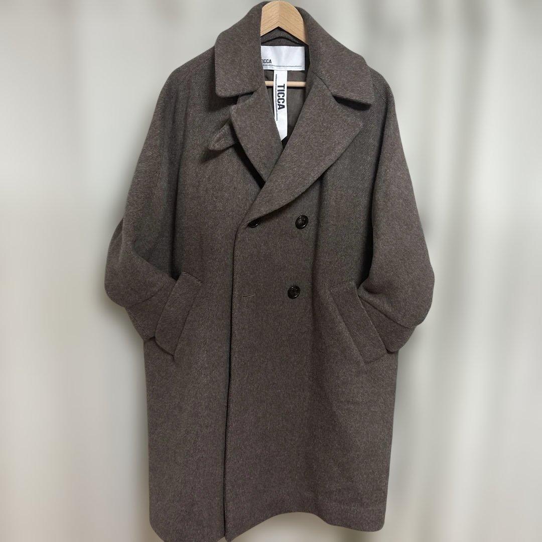 未使用品！TICCA テントコート 中古・古着通販】ticca (ティッカ) テントコート ブラウン サイズ:Free