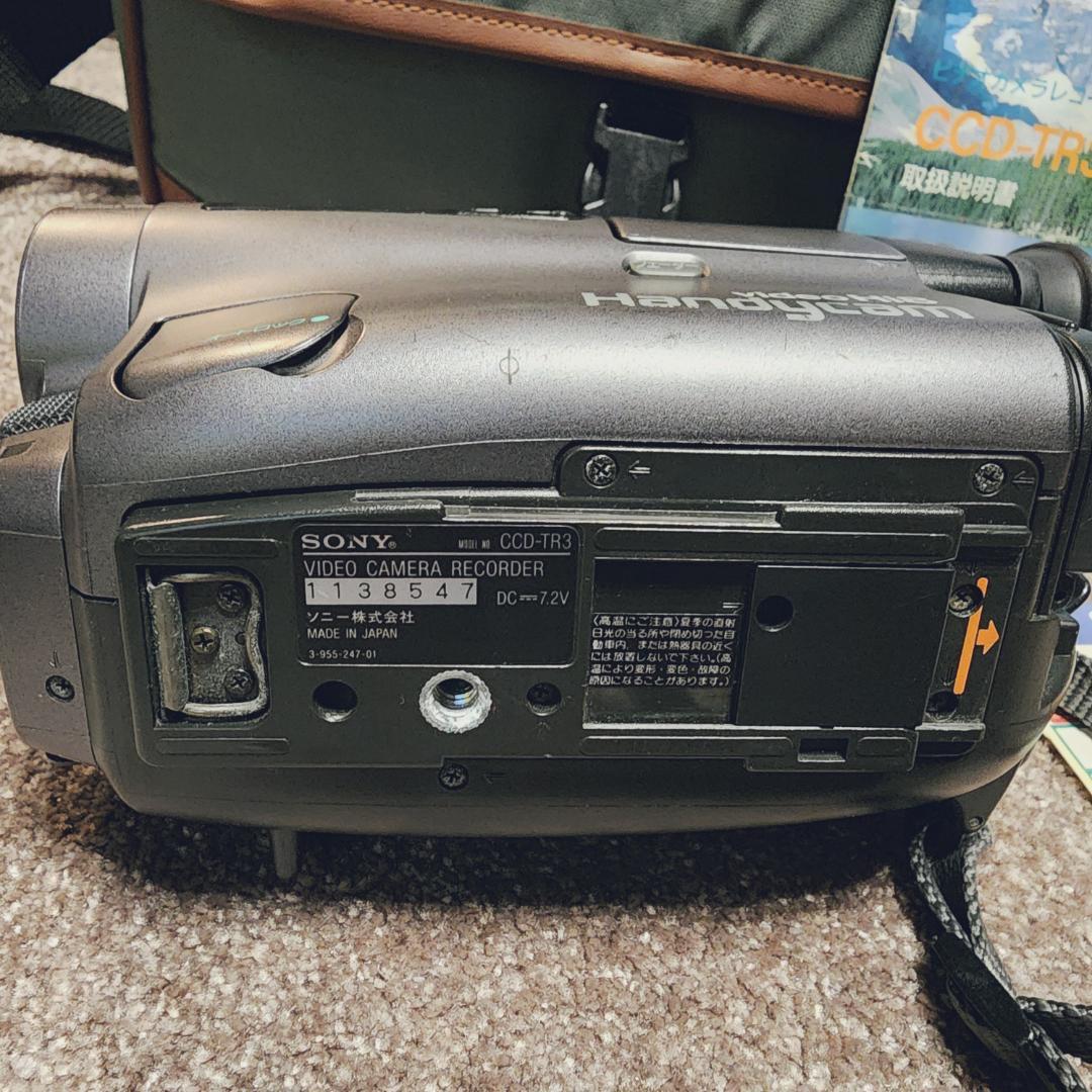 ☆動作確認済☆ SONY Hi8 高画質 ビデオカメラ 説明書 付き
