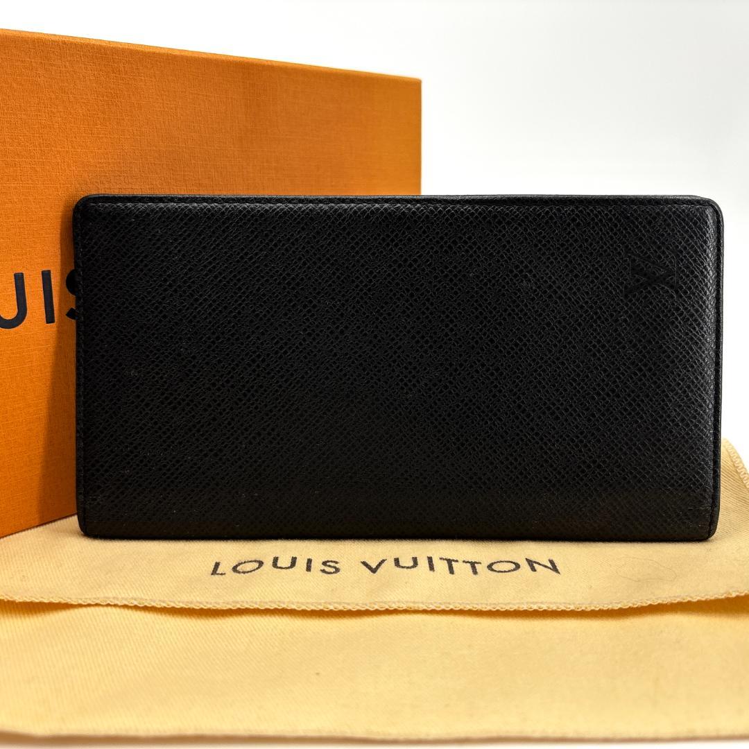 ✨美品　ルイヴィトン タイガ ポルトバルール・カルトクレディ　札入　黒 LOUIS VUITTON（ルイ・ヴィトン） タイガ ポルト バルール カルト