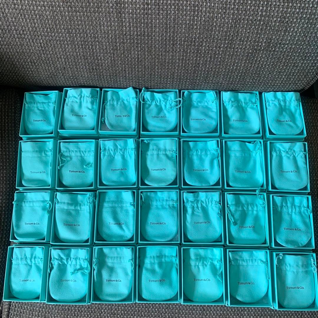 国内旧型美品ティファニー空箱巾着28セット