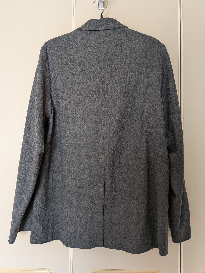 ATON SHRINK FLANNEL JACKET 02 GRAY - メルカリ