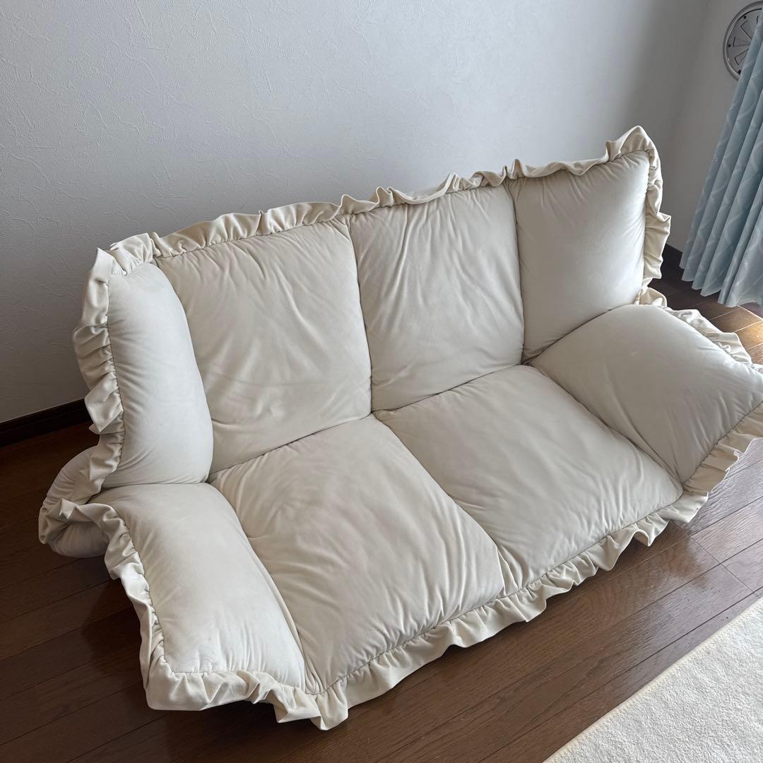 Francfranc カラン フロアソファ ホワイト（W1120～1570） - メルカリ