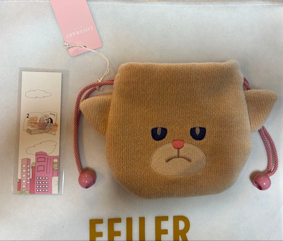 フェイラーモフモフネコチャン　ネコチャン巾着　新品未使用 新品タグ付き】フェイラー モフモフネコチャン ネコチャン巾着 - メルカリ
