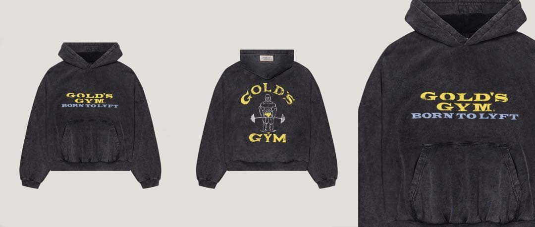 LYFT リフト ゴールドジム パーカー フーディー スウェット - メルカリ