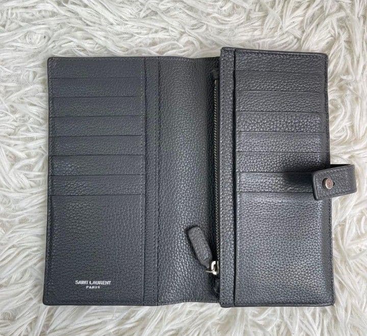 で*ん様 美品✨SAINT LAURENT 長財布 サックドジュール フラグメンの