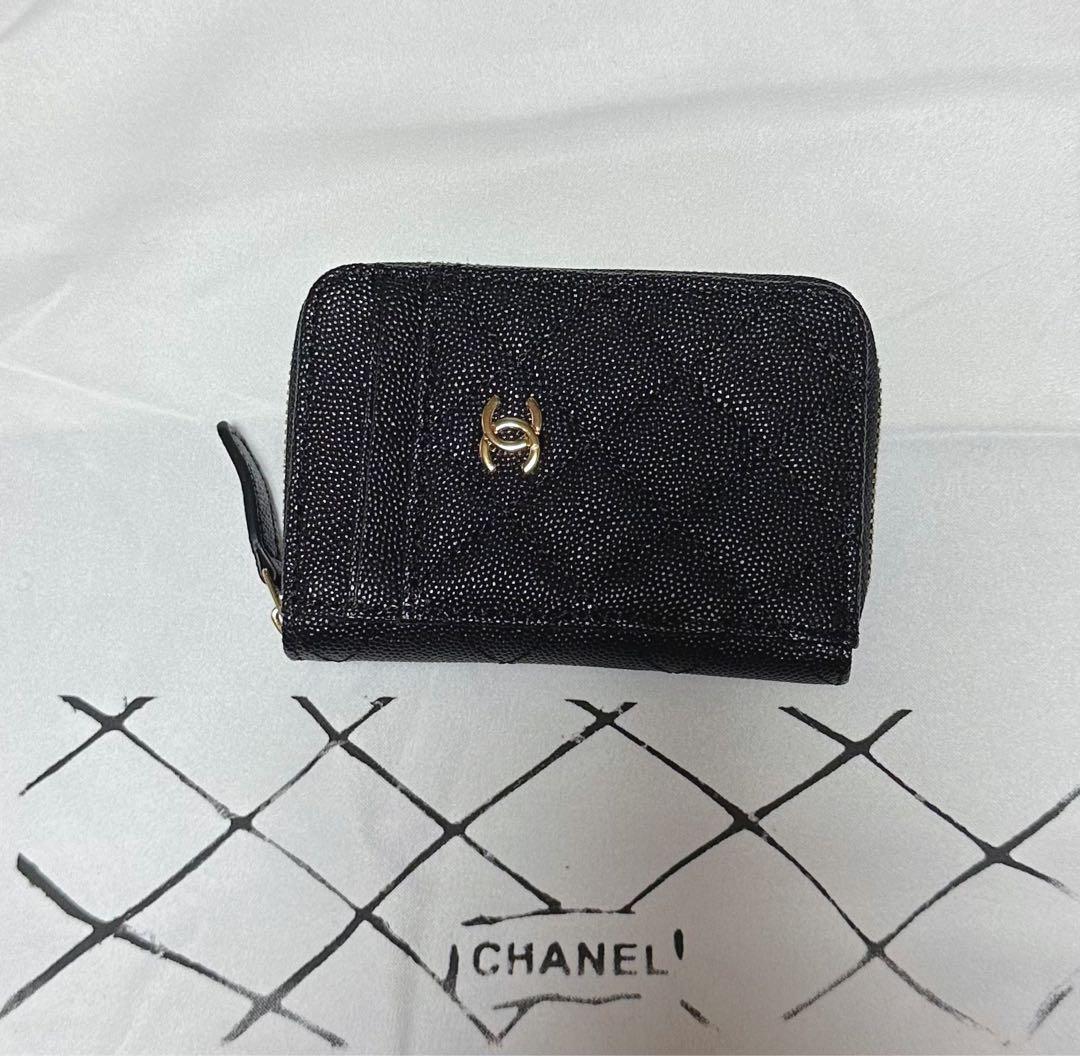 CHANEL ブラック レザーキルティングケースノベルティ新品 新品 CHANEL シャネル ノベルティ ショルダーバッグ スマホポーチ ミニ
