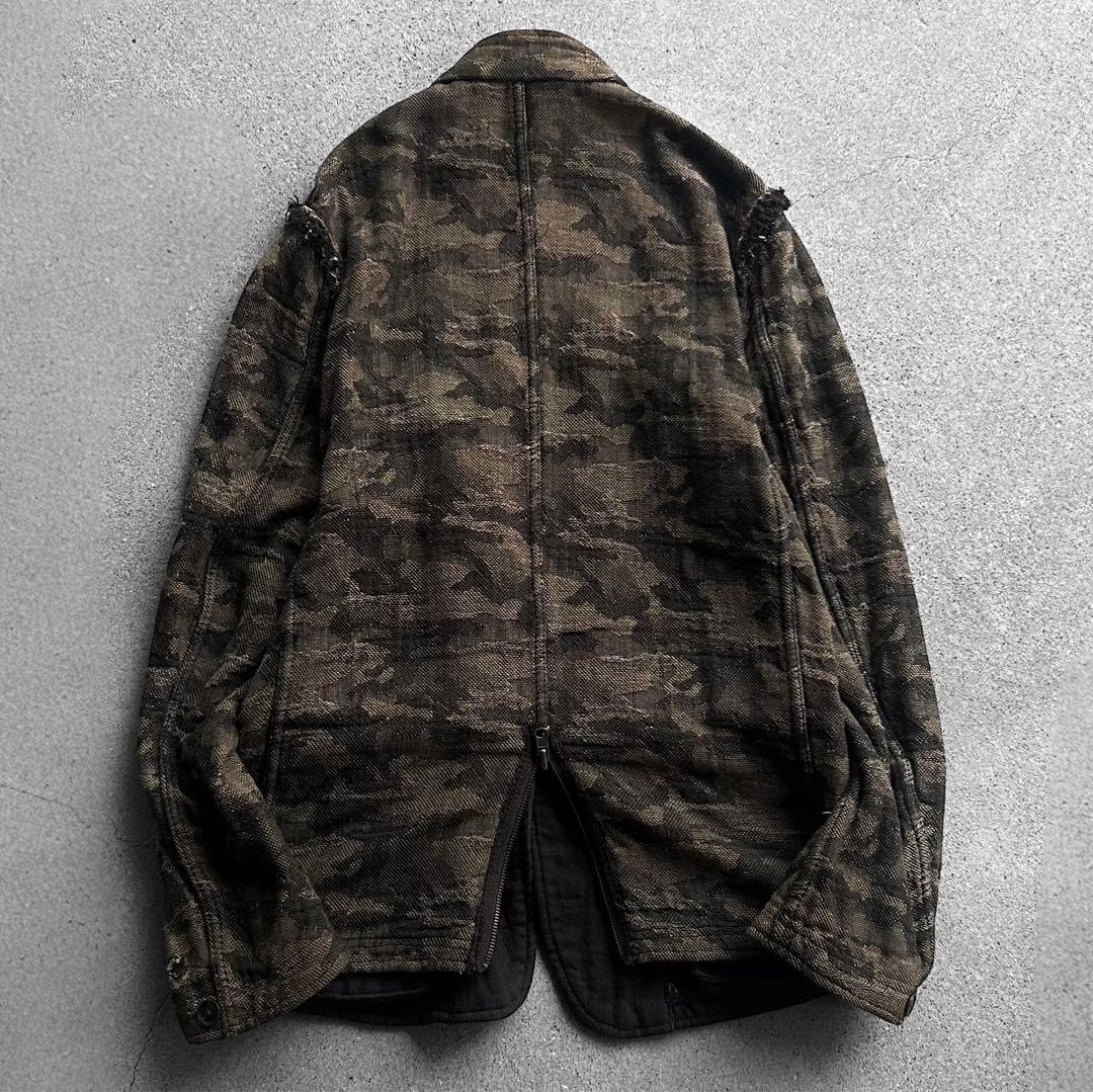 00's Archive 織柄 ジャガード リバーシブルジャケット 亜熱帯 平成
