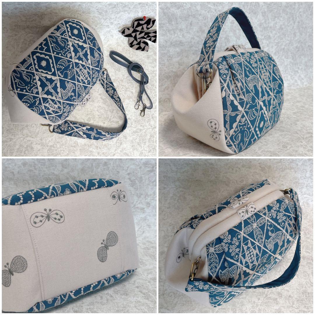 ハンドメイド ハンドメイド ミナペルホネン BANEGUCHIバッグ⑅︎◡̈︎