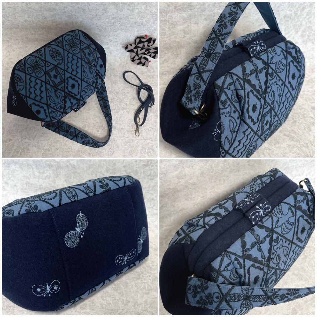 ハンドメイド ハンドメイド ミナペルホネン BANEGUCHIバッグ⑅︎◡̈︎