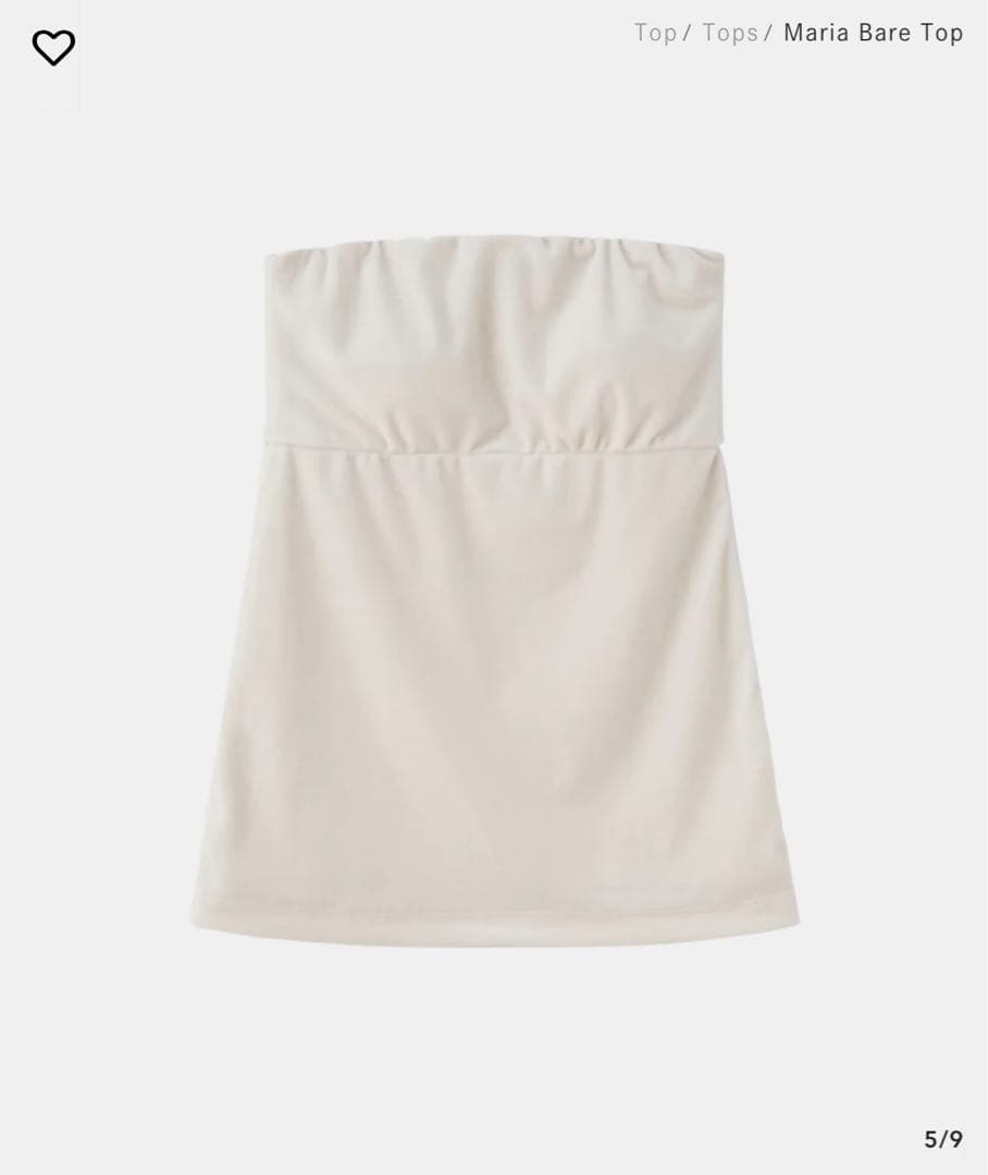 【shheiba】gajess ガジェス Maria Bare Top