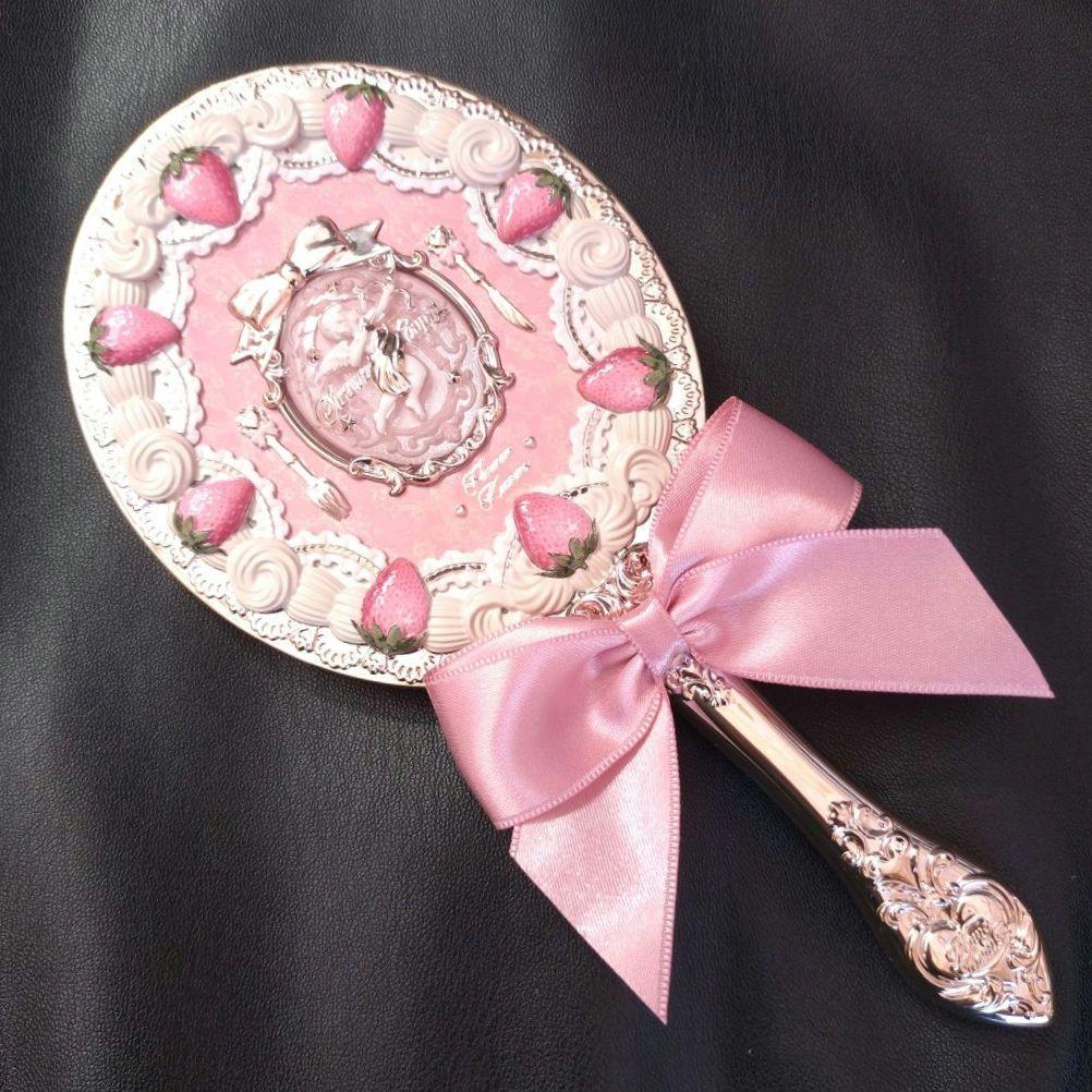 フラワーノーズ ストロベリーキューピッドコレクションハンドミラー