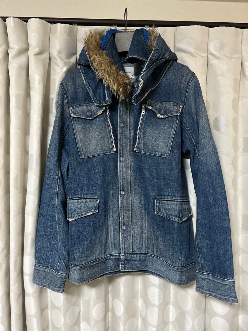 名作！whiz limited デニムジャケット下野　LUMP デニムセットアップ着用可能 】ヴィンテージケミカルブリーチボーイ