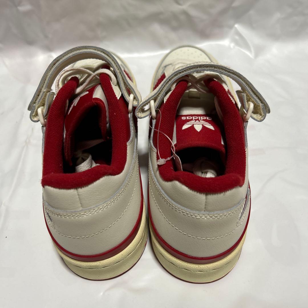 新品 アディダスadidas フォーラム・ロー FORUM 27.5cm 白赤