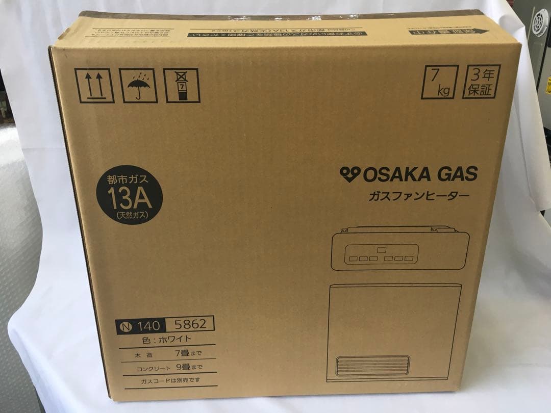 【未使用】大阪ガス　ガスファンヒーター　都市ガス ヨドバシ.com - 大阪ガス OSAKA GAS ガスファンヒーター 都市ガス用