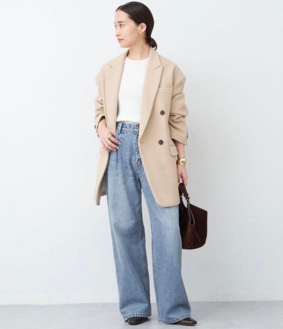 定価3万】ドゥーズィエムクラス タックバギーデニム38サイズ 2023年