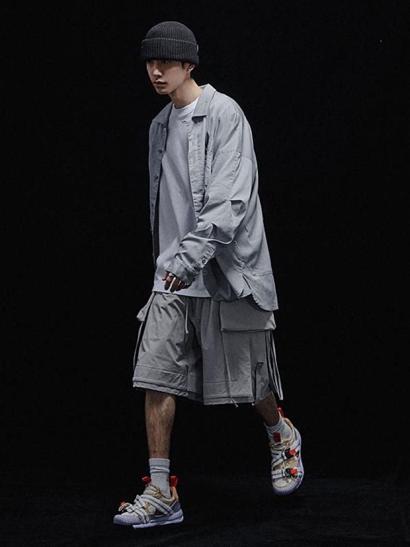 GOOPiMADE “DUET“ R-shield Strap Shorts