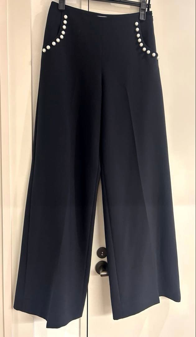 ボーダーズアットバルコニー PEARL WIDE PANTS 36 - メルカリ
