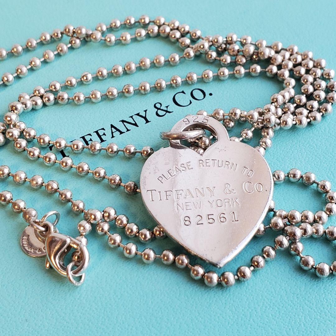 ティファニー リターントゥ ハート ボールチェーン ロング ネックレス