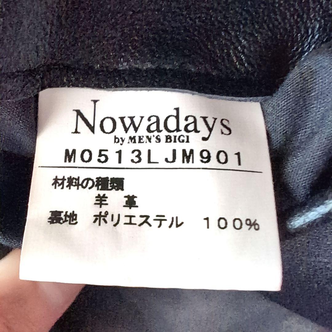 美品】Nowadays MEN'S BIGI ジャケット L ラムレザー 本革 - メルカリ