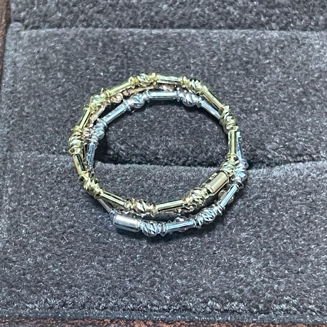 K18 刻印 形状記憶リング 総重量約1.5g 貴金属 リング K18 (Type-MR)