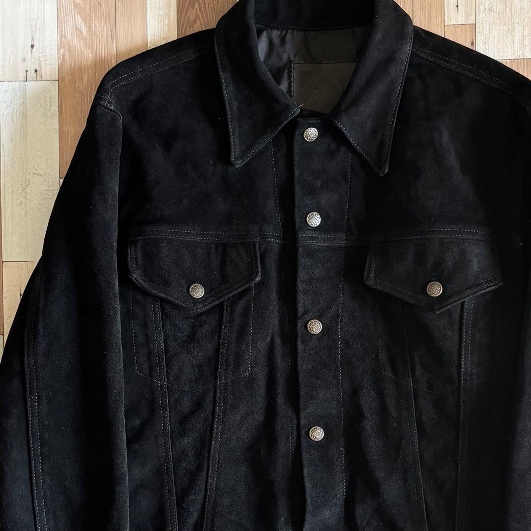 【希少】80s Golden Bear ブラックスエード トラッカージャケット 80s Golden Bear ブラックスエード トラッカージャケット - メルカリ