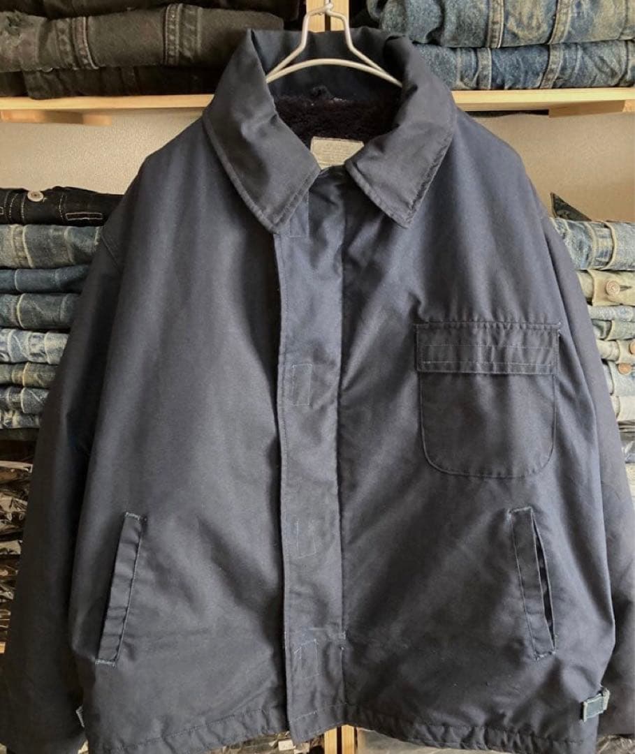 y*o様 90s US.NAVY ARAMID DECK JACKET ネイビー - メルカリ