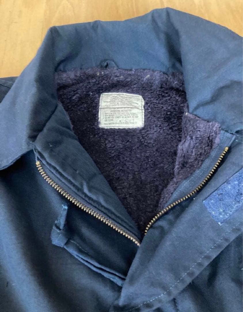 y*o様 90s US.NAVY ARAMID DECK JACKET ネイビー - メルカリ