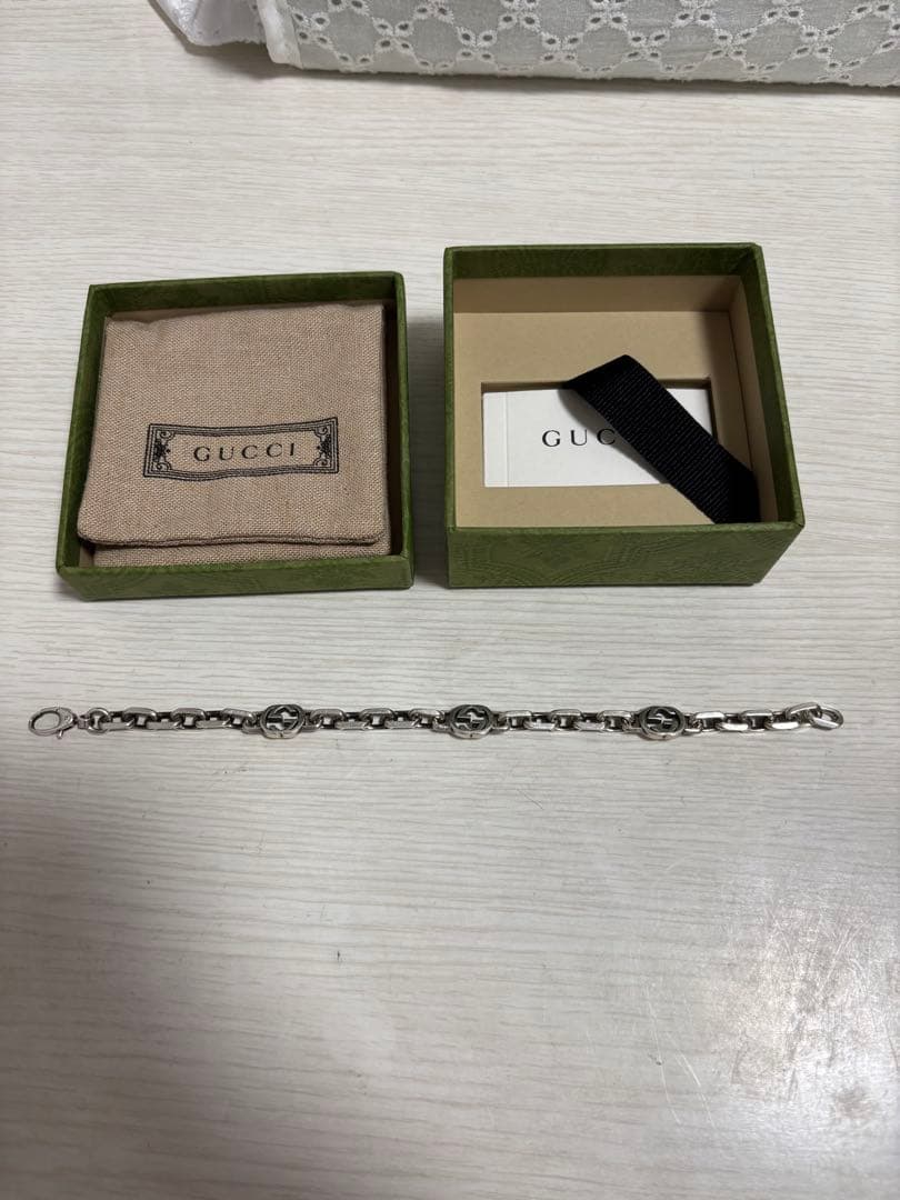 GUCCI シルバー925 ブレスレット GUCCI（グッチ） ブレスレット ボールチェーン シルバー925