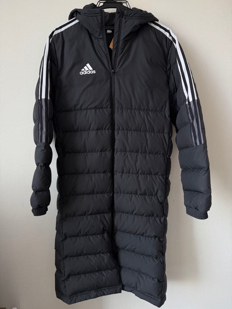 adidas 黒 ダウンコート フード付き　ベンチコート　サッカー 楽天市場】アディダス adidas CONDIVO 22 ロング ダウンジャケット