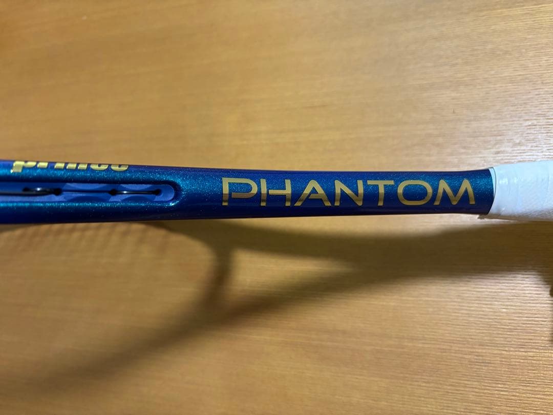 prince phantom100 Ｇ２　2025年9月購入　エッジガードで使用 7TJ226_PHANTOM-GRAPHITE-