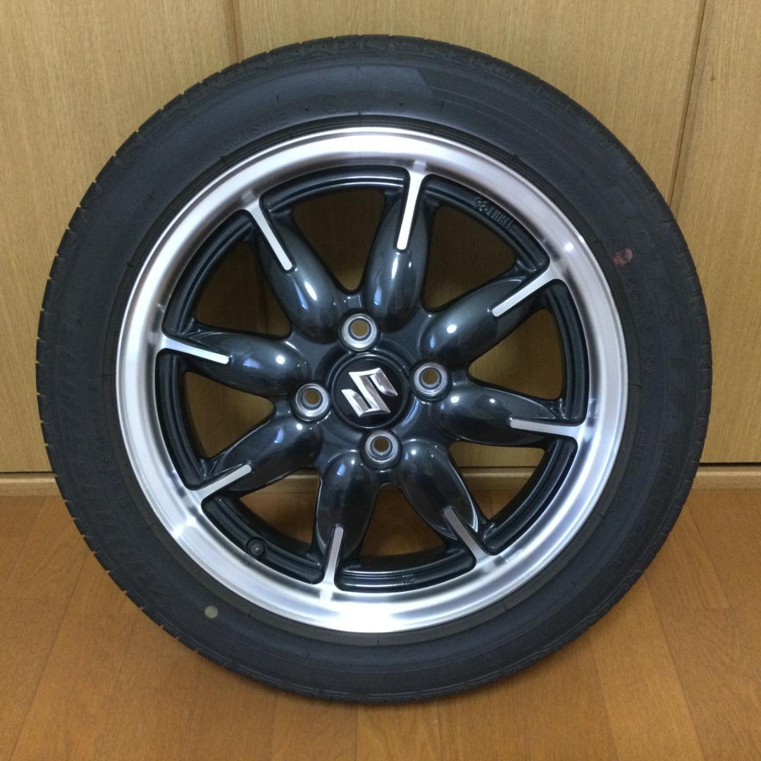 ③アルトターボRS★スズキ純正 165/55R15 75V 1本★中古美品 中古】スズキ アルト純正 15インチ 165/55R15 タイヤホイールセット