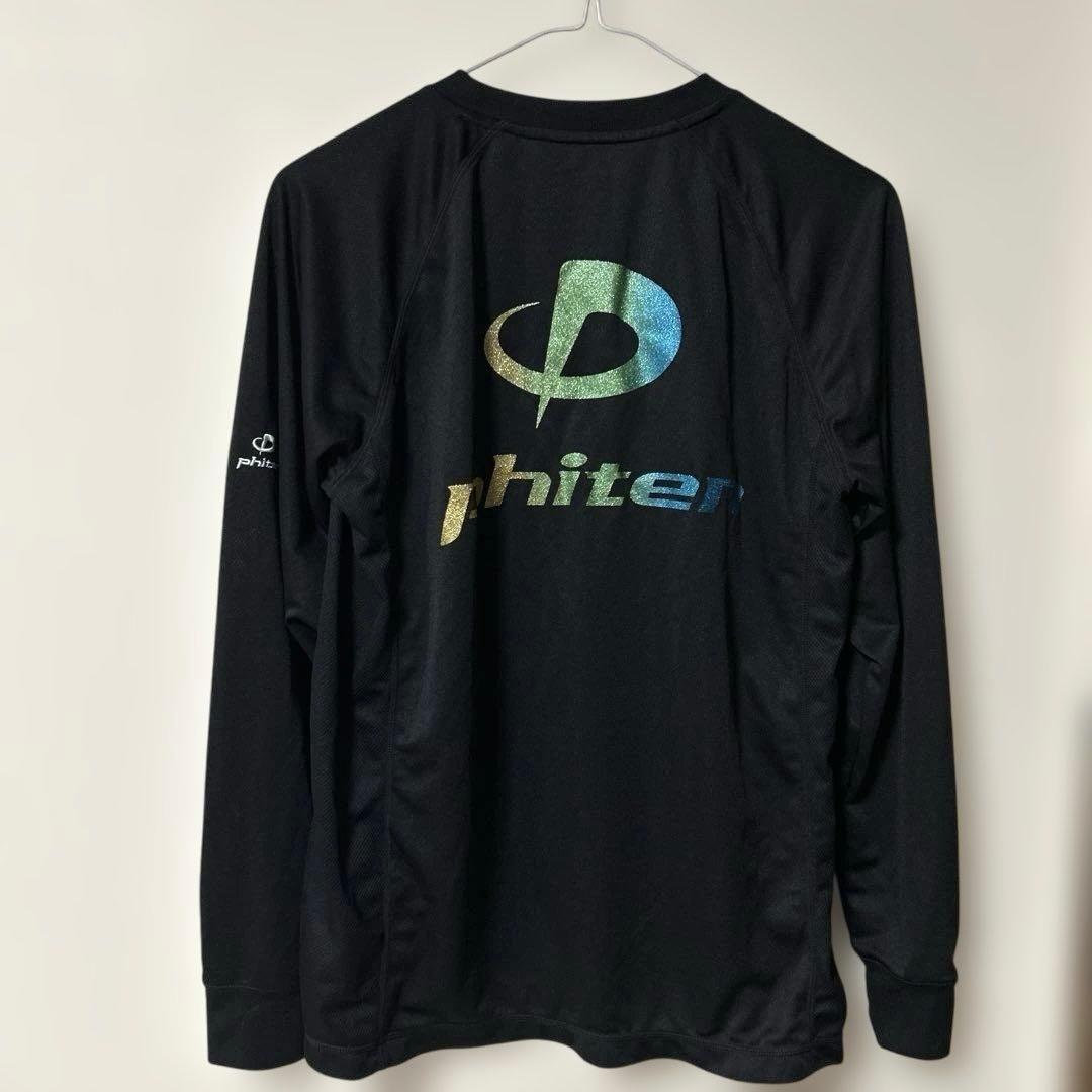 phiten ファイテン ラメグラデーションTシャツ長袖シャツ Sサイズ