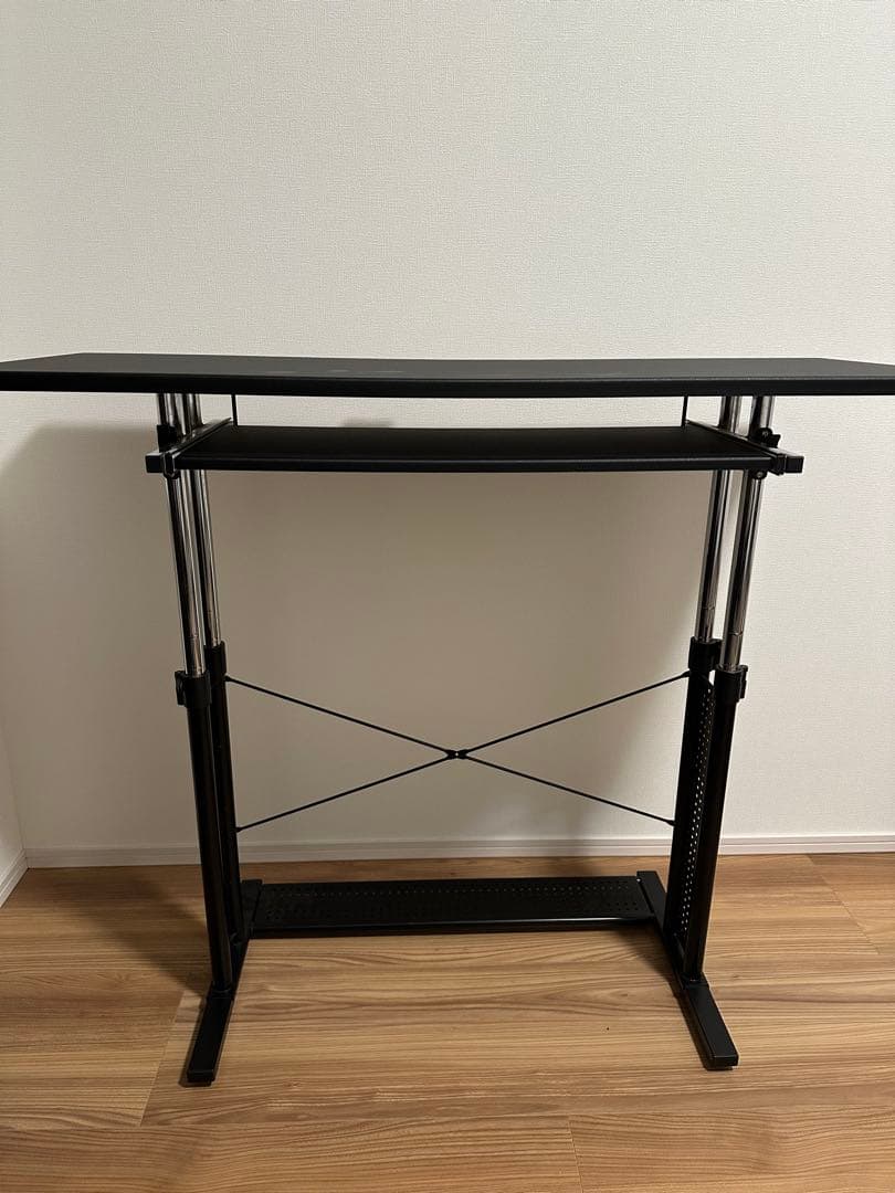 Bauhütte 昇降機能付きデスク 黒 バウヒュッテ】昇降デスクで作業が快適に！バウヒュッテのおすすめ