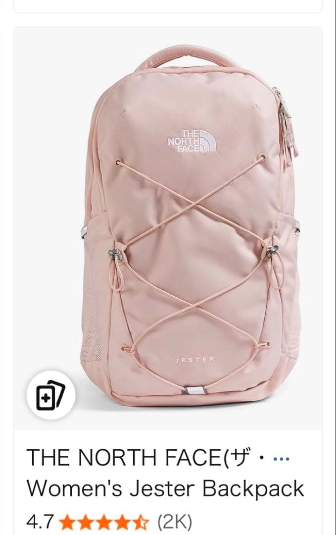 THE NORTH FACE Jester Backpack ピンク The North Face Jester Backpack for Women in Pink Moss | NF0A3VXG