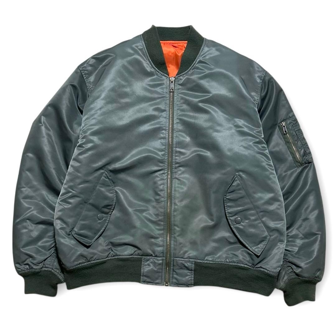 専用！90s OLD UNIQLO ユニクロ MA–1 ボンバージャケット OLD UNIQLO/MA-1/フライトジャケット/'90s/紺タグ/ユニクロ - メルカリ