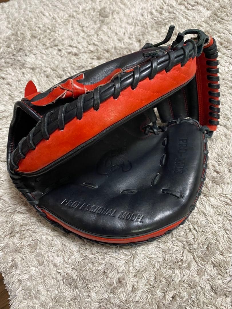 値下げ中 湯もみの鉄人型付け キャッチャーミットハタケヤマ PRO-M08 軟式