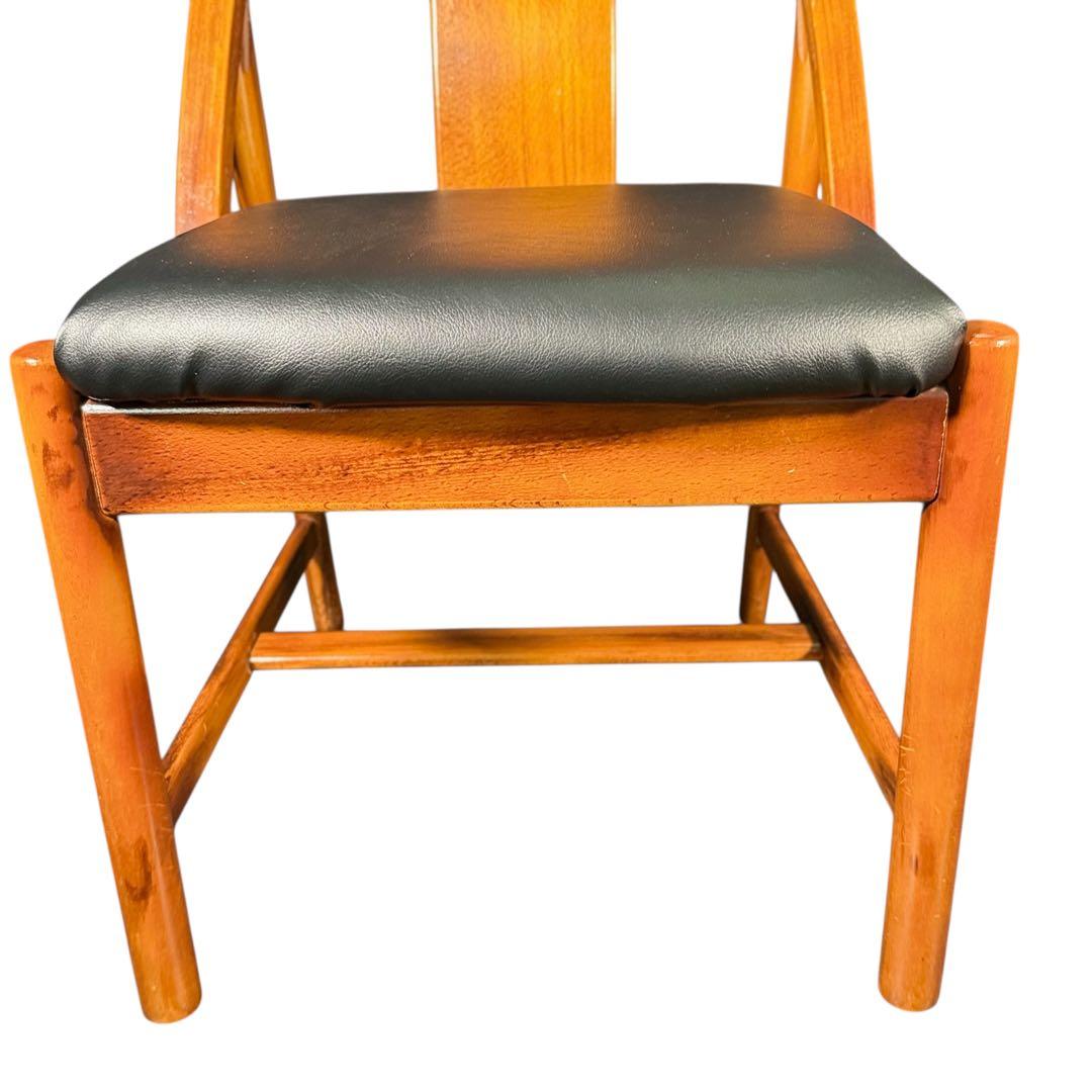 HR614 【希少デザイン】 karimoku チャーチ 十字 チェア