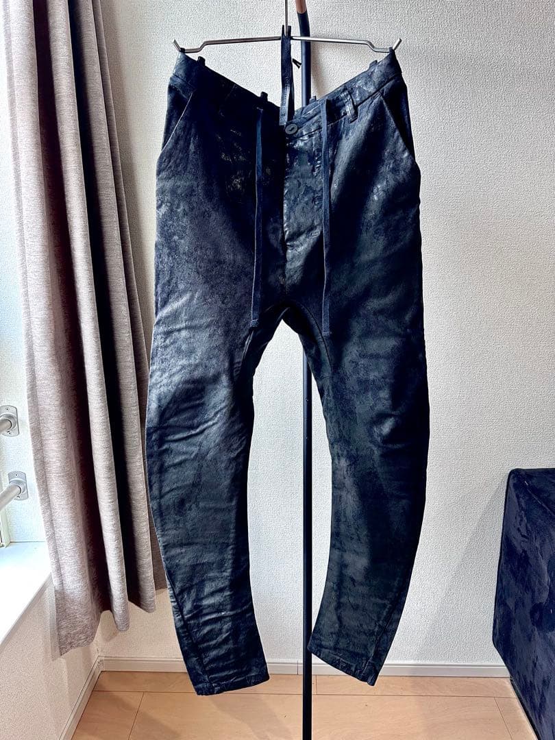 BORIS BIDJAN SABERI P4-FI403D サルエルパンツ 11 BY BORIS BIDJAN SABERI LOW CROTCH BAGGY PANTS / OBJECT DYED