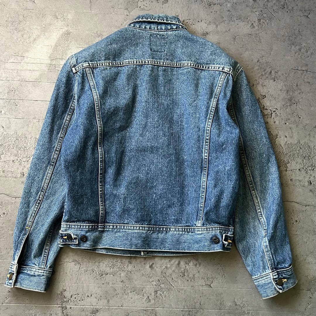 90s LeeRIDERSJ0424黒タグ 日本製 復刻 デニムジャケット 希少