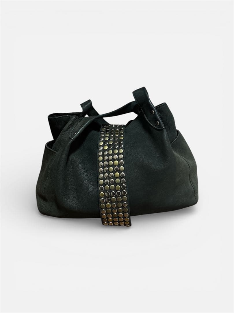 希少 00s TRES スタッズトートバッグ 黒 Y2K アーカイブ 入手困難