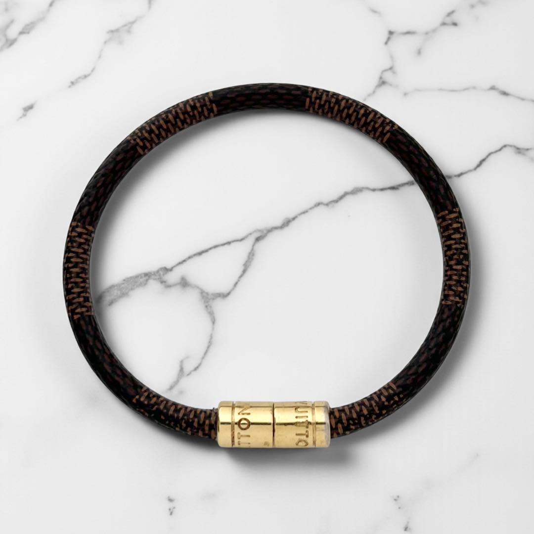 美品 ルイヴィトン ブラスレ ブレスレット キープイット ダミエ