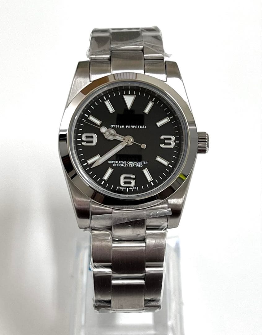 けん＊様 エクスプローラー オマージュ カスタムMOD NH35/自動巻き エクスプローラー 1016 オマージュ 36mm NH35 MOD カスタム セイコー